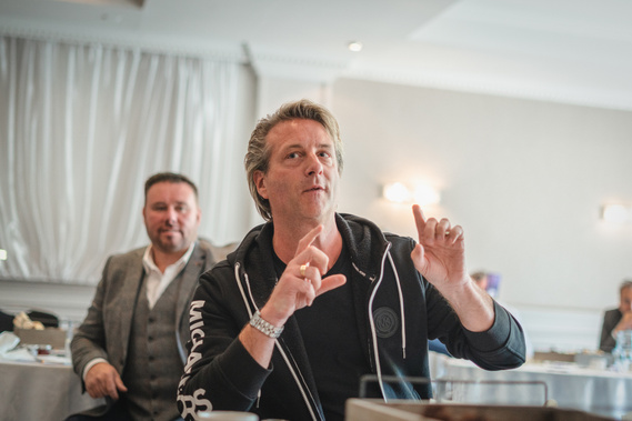 Speaker at Glasgow Corporate Event  Ceremony - Photography by Nate Cleary