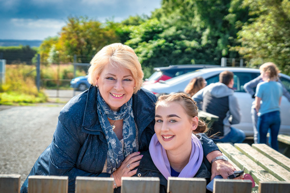 Volunteers from skydiving for Glasgow Childrens hospital charity event- Photography by Nate Cleary