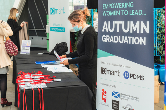 Womens leadership course graduation ceremony event in Edinburgh- Photography by Nate Cleary