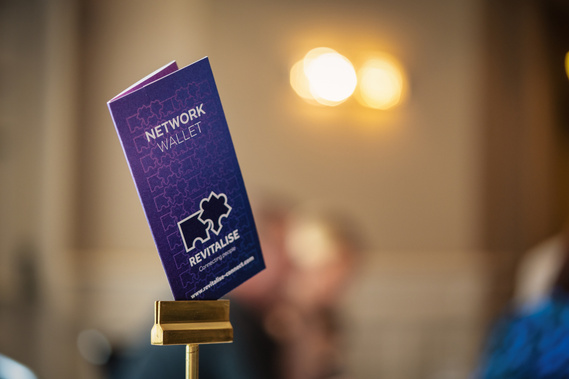 Banner at Glasgow Corporate Event  Ceremony - Photography by Nate Cleary