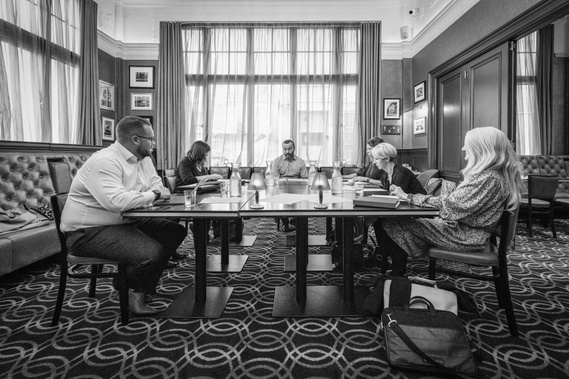 Meeting at Glasgow Business Event  Function - Photography by Nate Cleary