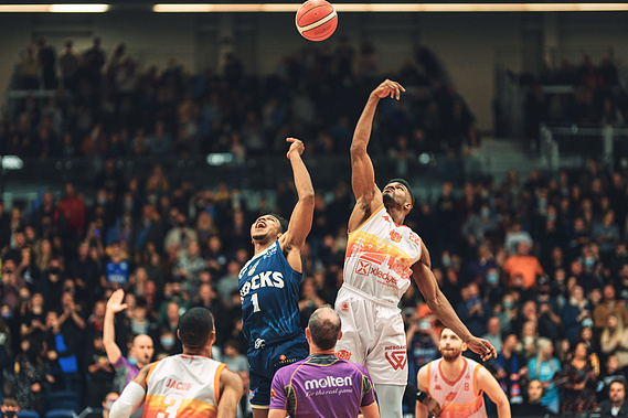 Indoor basketball game for Glasgow Rocks team- Photography by Nate Cleary