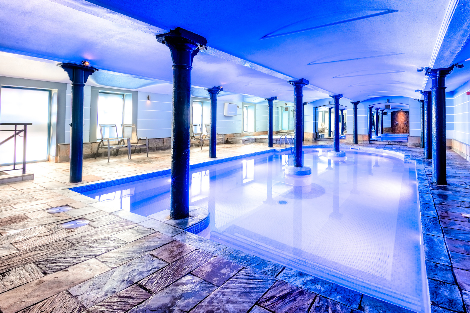 Pool and spa for Scotland Interior HDR Property - Photography by Nate Cleary