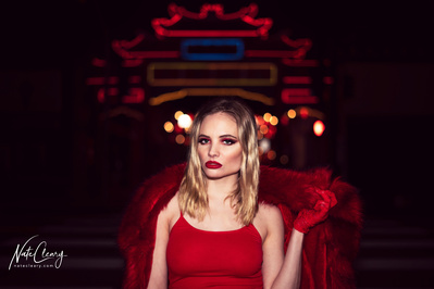 Best Scotland model poses for creative clothing brand in the city for Glasgow top fashion photographer at commercial photoshoot - Photography by Nate Cleary