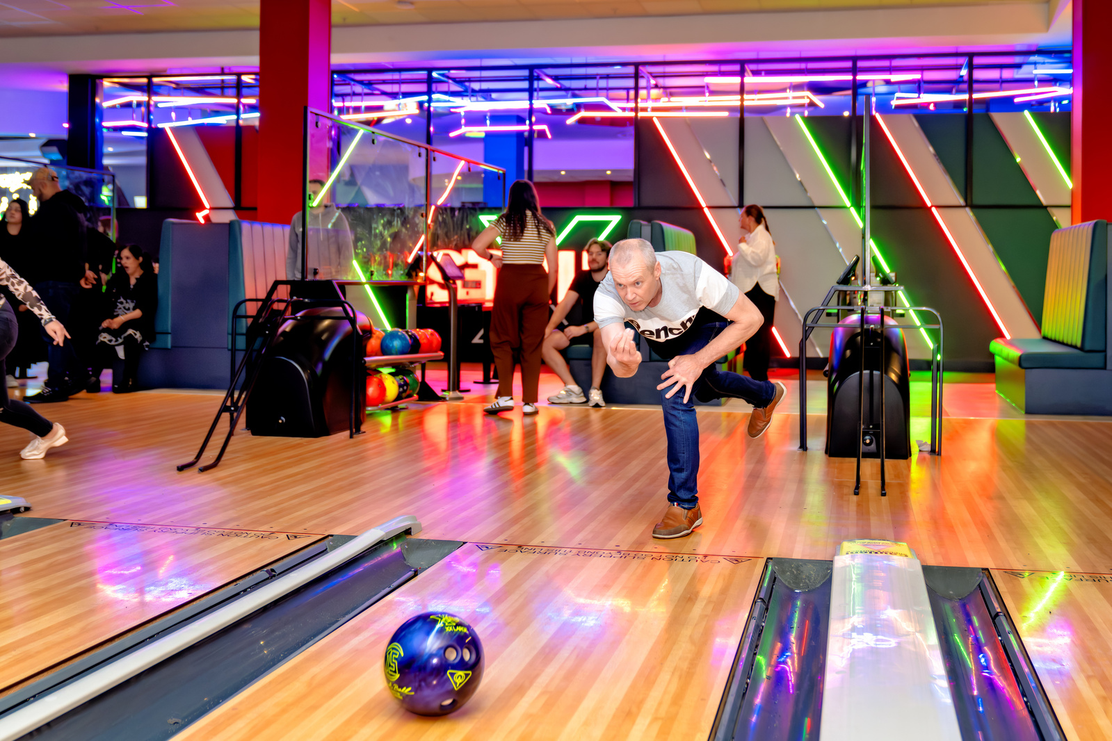 Commercial shoot for TenPin Bowling in Glasgow.