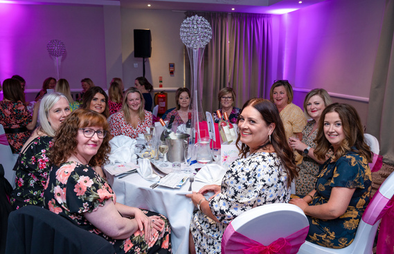 Glasgow Corporate Charity Gala Event Ladies Lunch for Kilbryde Hospice at Holiday Inn East Kilbride - Photography by Nate Cleary
