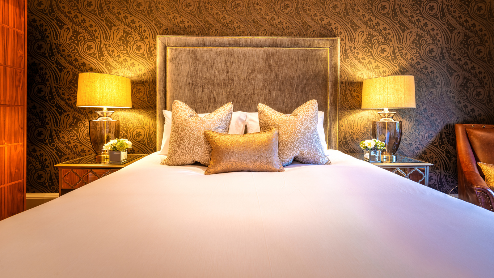 Bedroom for Scotland Interior Property - Photography by Nate Cleary
