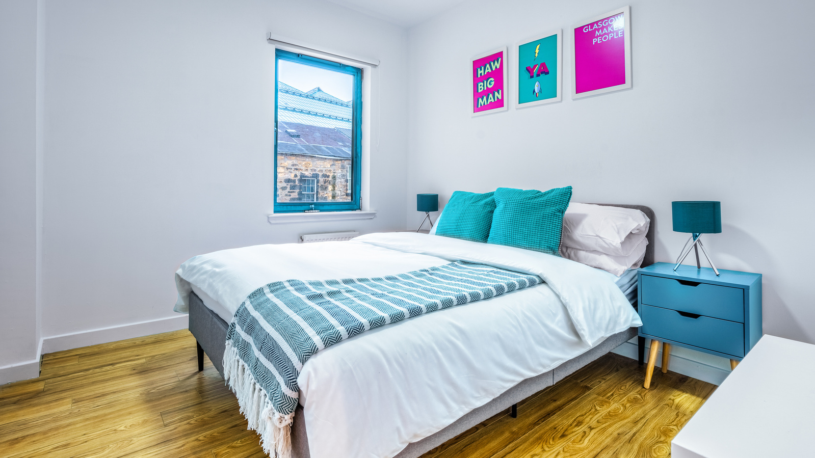 Bedroom for Scotland Interior Property in Glasgow - Photography by Nate Cleary