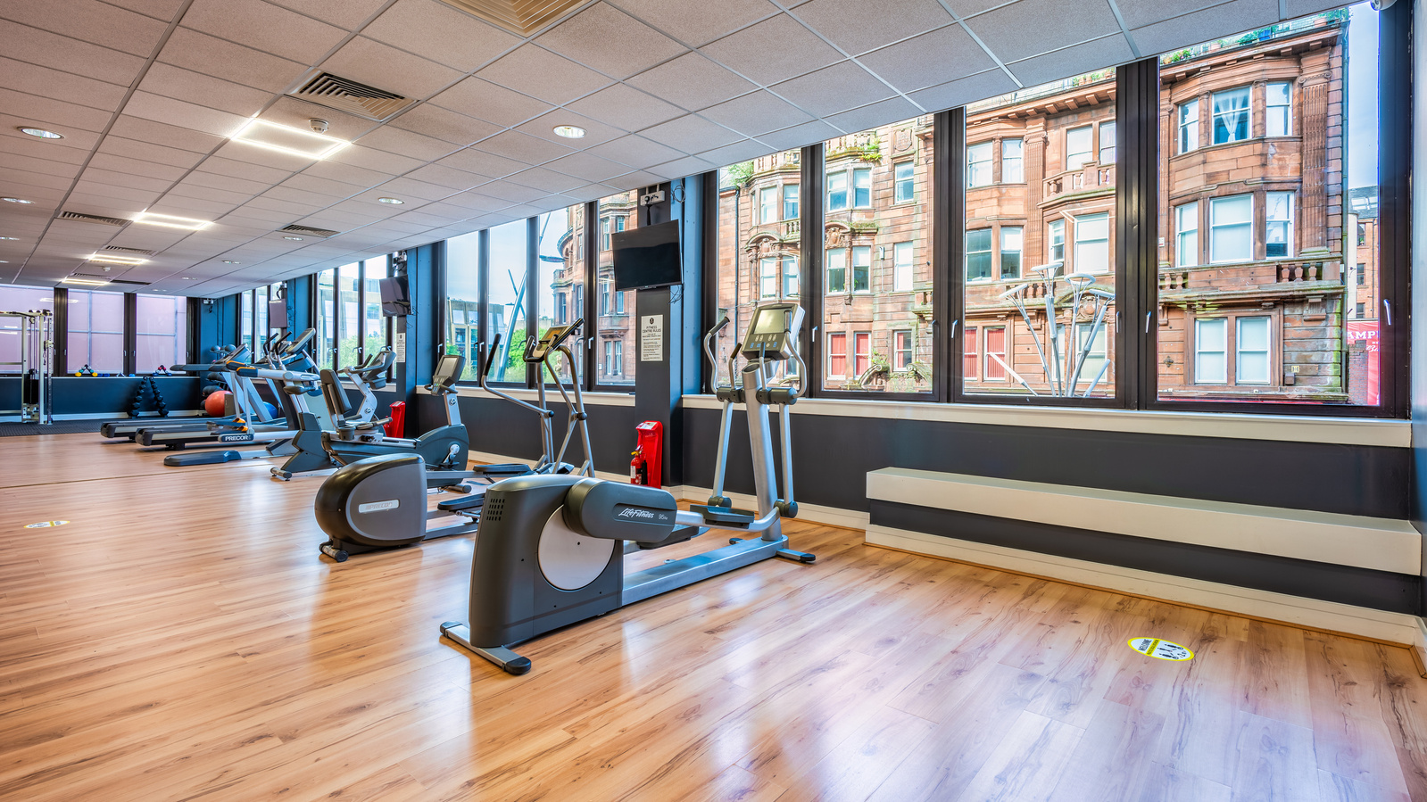 Bike Machines for Scotland Interior Property Student Housing in Glasgow - Photography by Nate Cleary