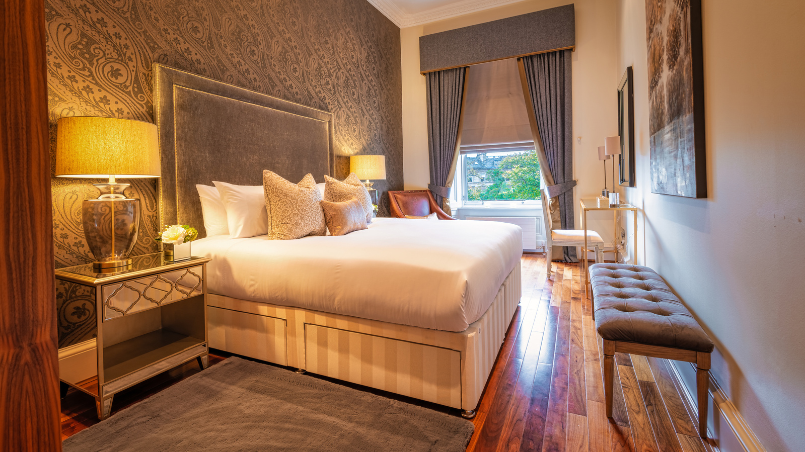 Bedroom for Scotland Interior Property - Photography by Nate Cleary