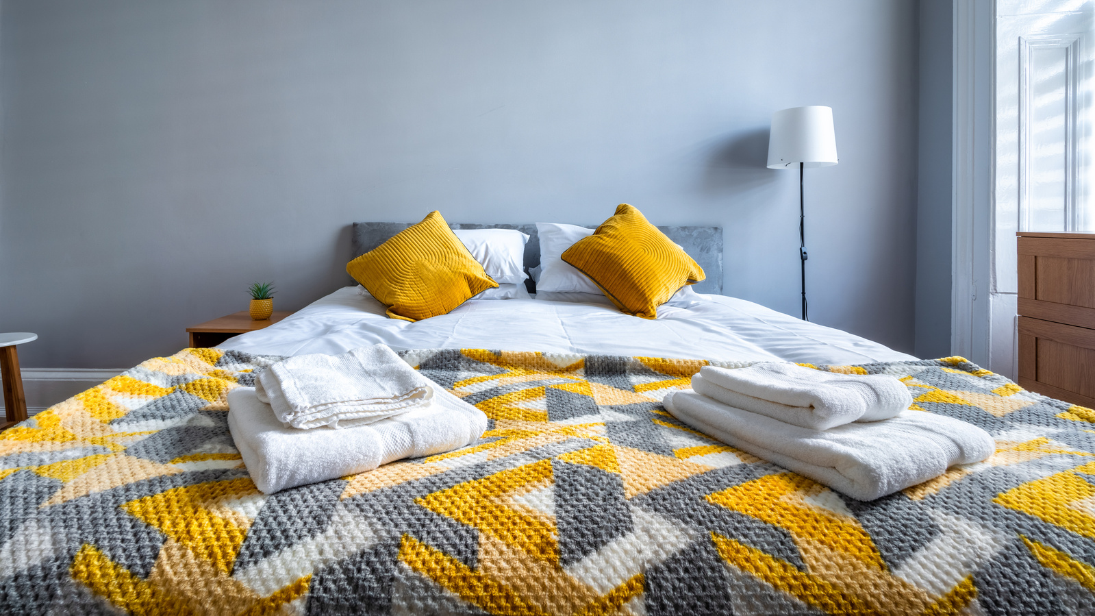 Bedroom for Scotland Interior Property in Glasgow - Photography by Nate Cleary