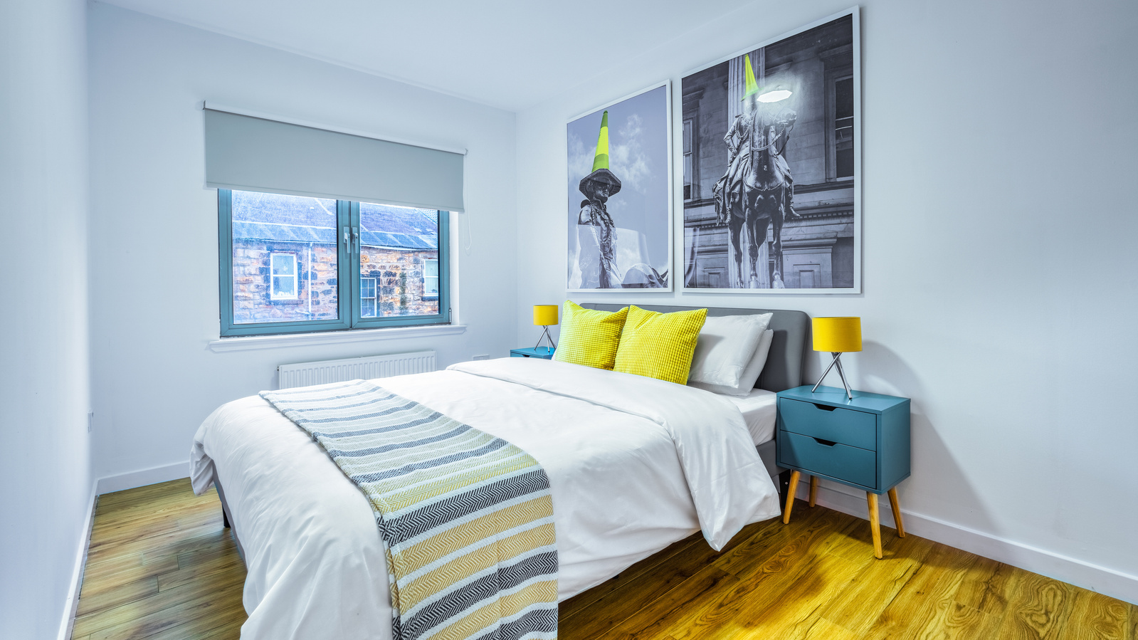 Bedroom for Scotland Interior Property in Glasgow - Photography by Nate Cleary