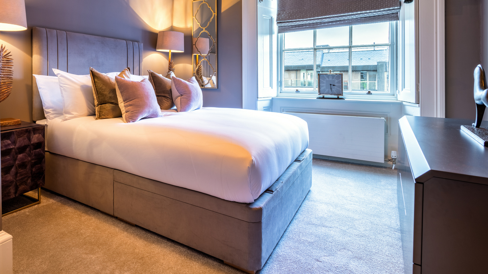 Bedroom for Scotland Interior Property - Photography by Nate Cleary