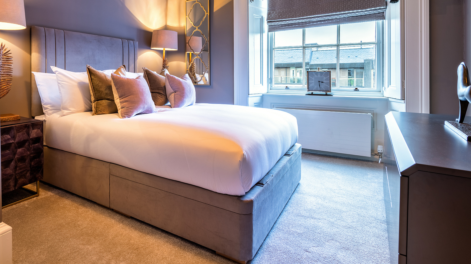 Bedroom for Scotland Interior Property - Photography by Nate Cleary