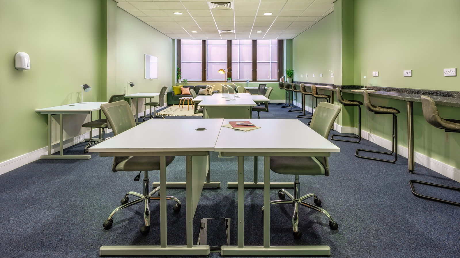 Study Room for Scotland Interior Property Student Housing in Glasgow - Photography by Nate Cleary