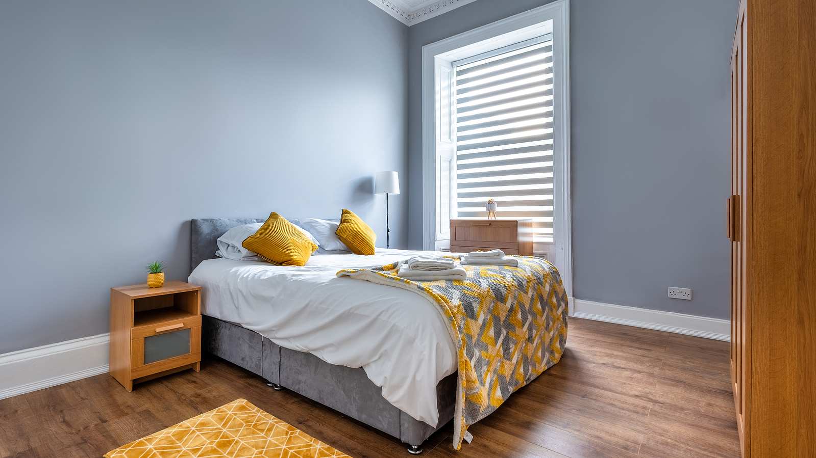 Bedroom for Scotland Interior Property in Glasgow - Photography by Nate Cleary