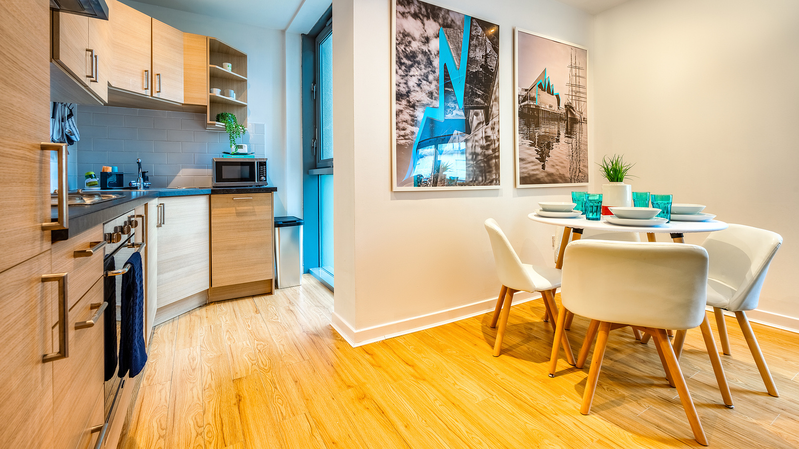 Dining Room for Scotland Interior Property in Glasgow - Photography by Nate Cleary