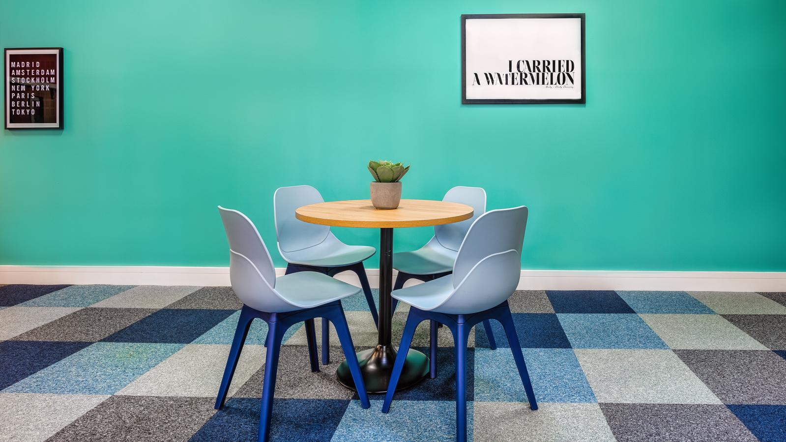 Dining Area for Scotland Interior Property Student Housing in Glasgow - Photography by Nate Cleary