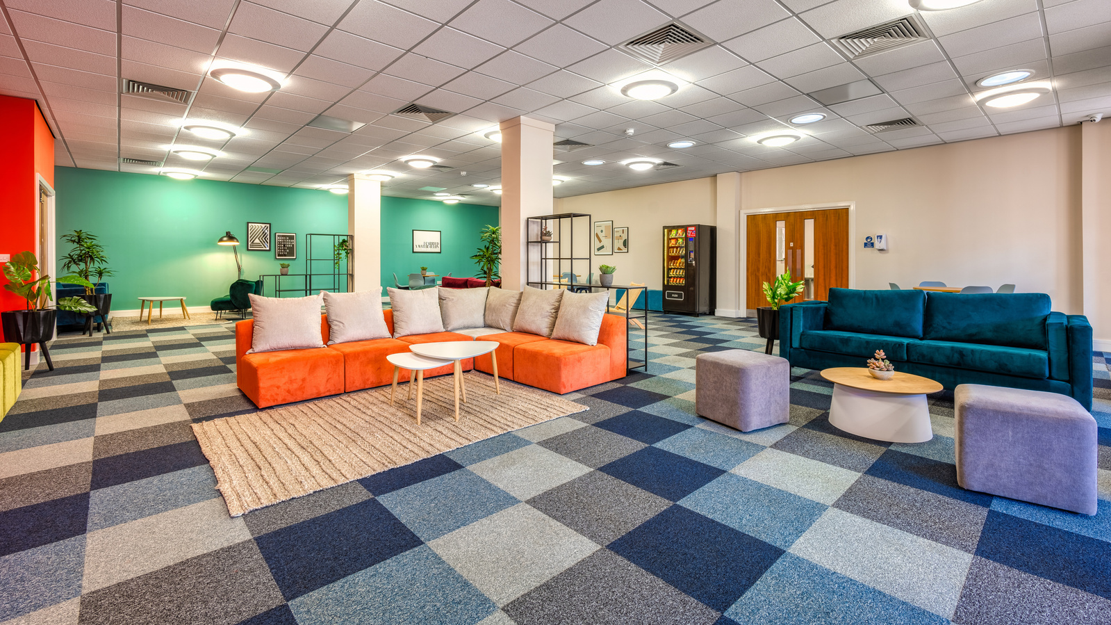 Common Area for Scotland Interior Property Student Housing in Glasgow - Photography by Nate Cleary