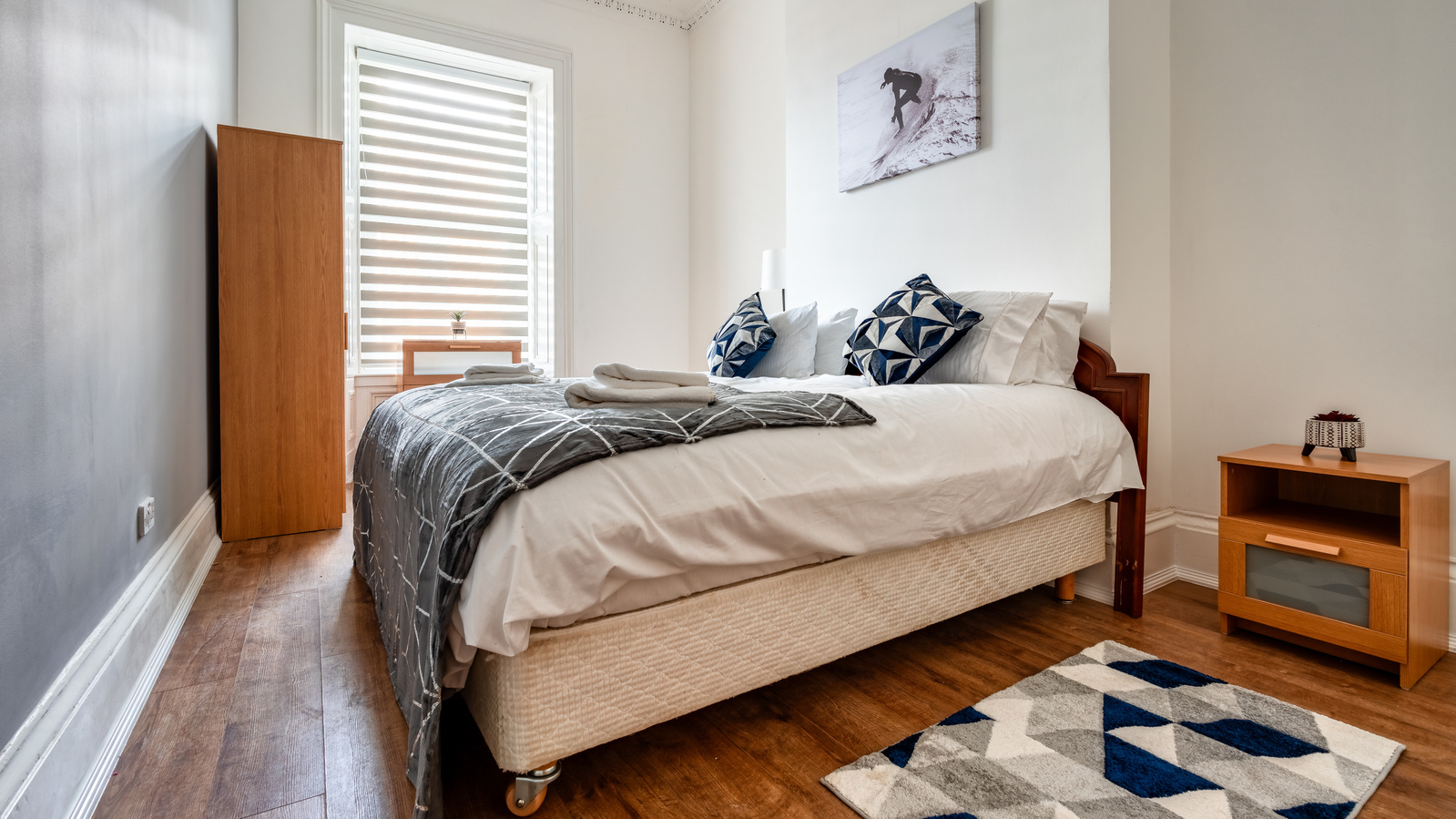 Bedroom for Scotland Interior Property in Glasgow - Photography by Nate Cleary