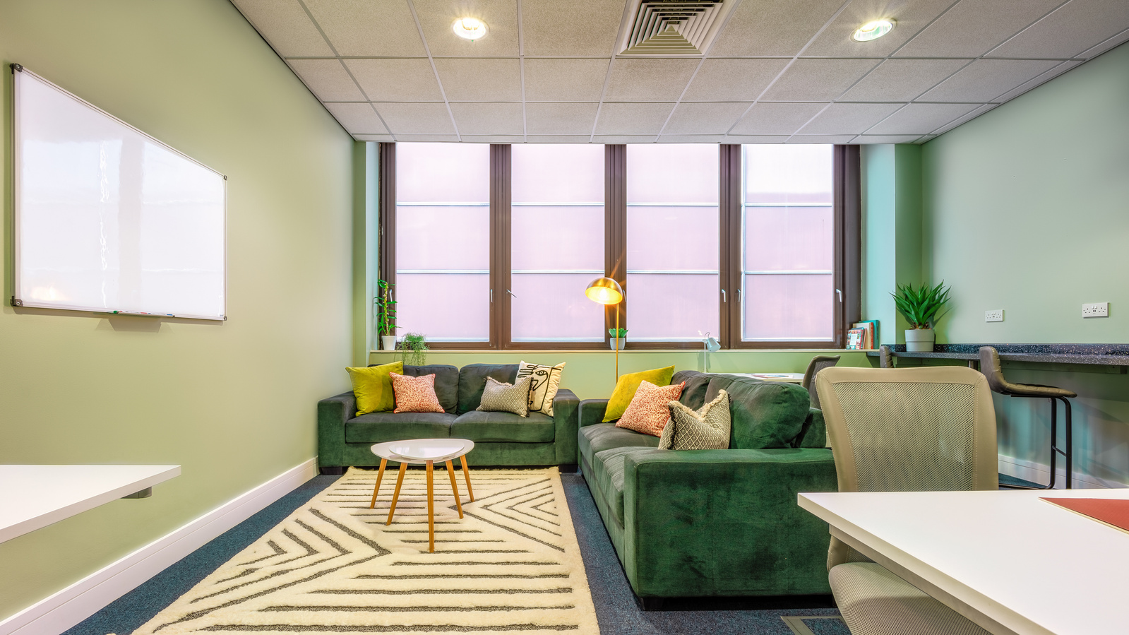 Study Room for Scotland Interior Property Student Housing in Glasgow - Photography by Nate Cleary