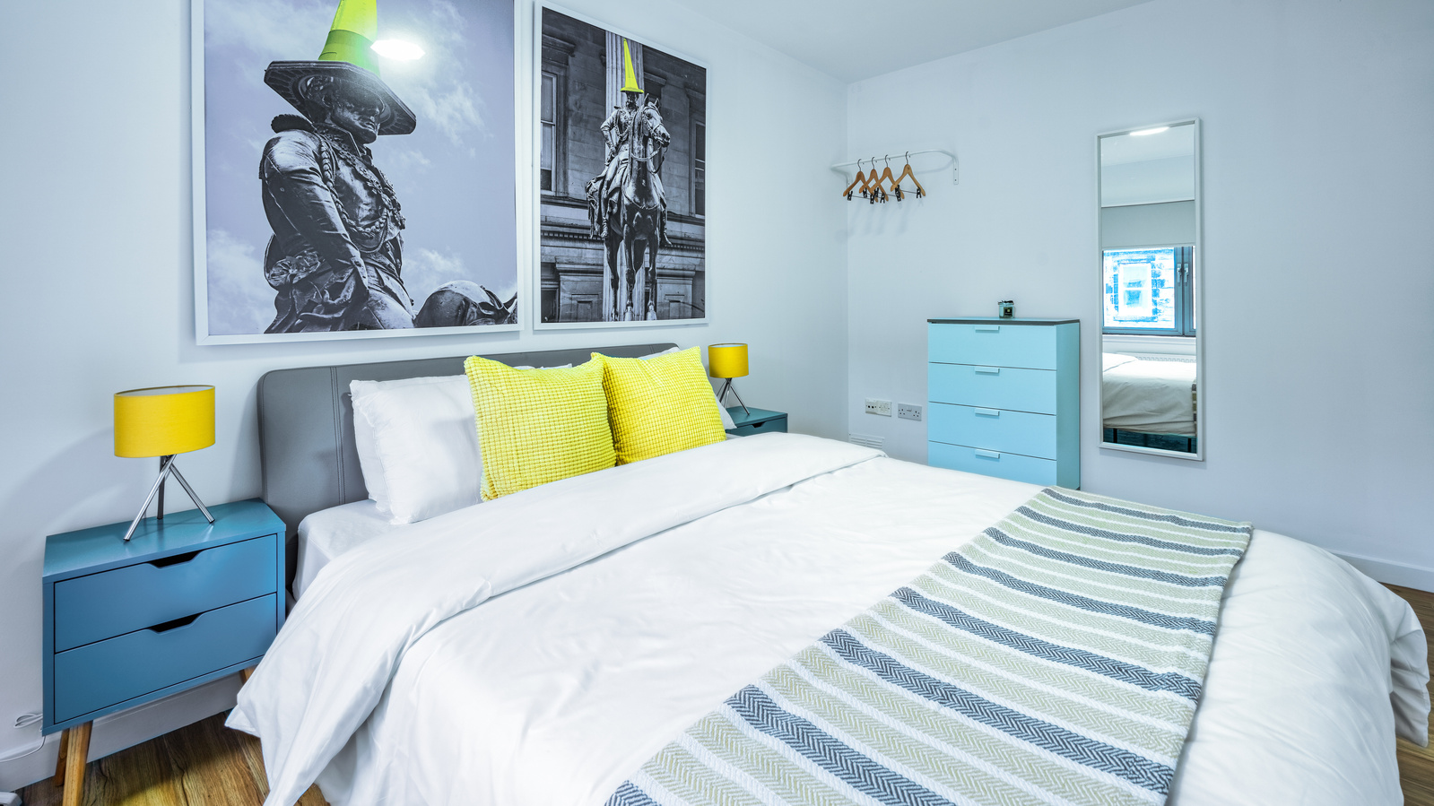 Bedroom for Scotland Interior Property in Glasgow - Photography by Nate Cleary