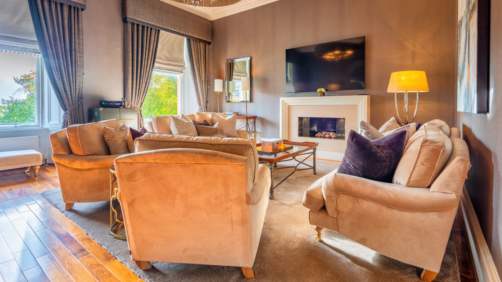 Living Room for Scotland Interior Property - Photography by Nate Cleary