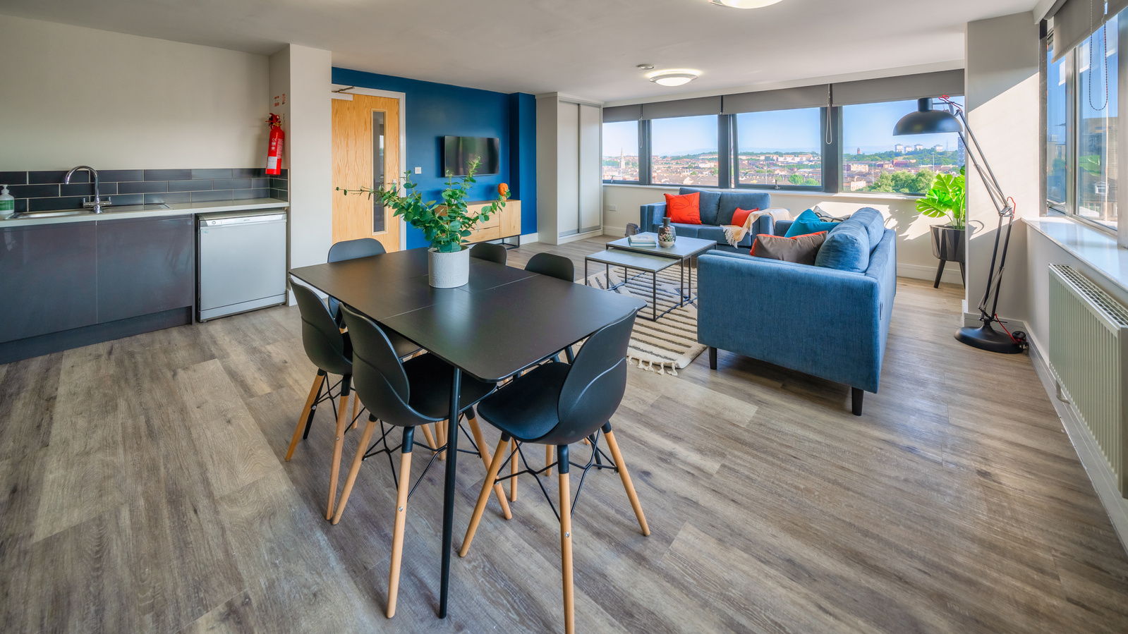 Common Area for Scotland Interior Property Student Housing - Photography by Nate Cleary