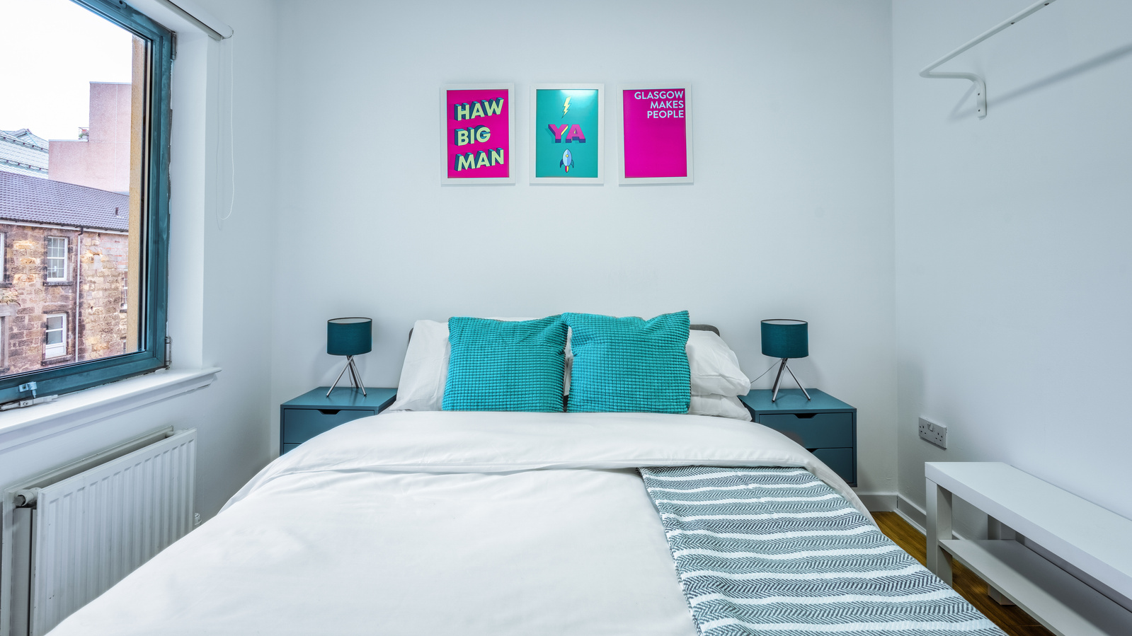 Bedroom for Scotland Interior Property in Glasgow - Photography by Nate Cleary