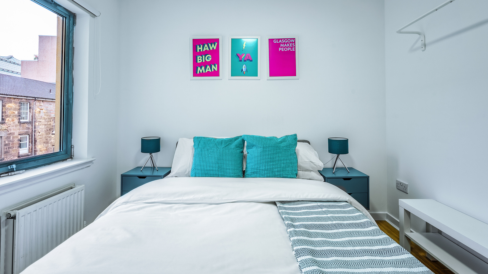 Bedroom for Scotland Interior Property in Glasgow - Photography by Nate Cleary