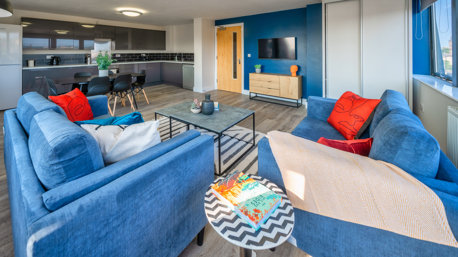 Common Area for Scotland Interior Property Student Housing - Photography by Nate Cleary