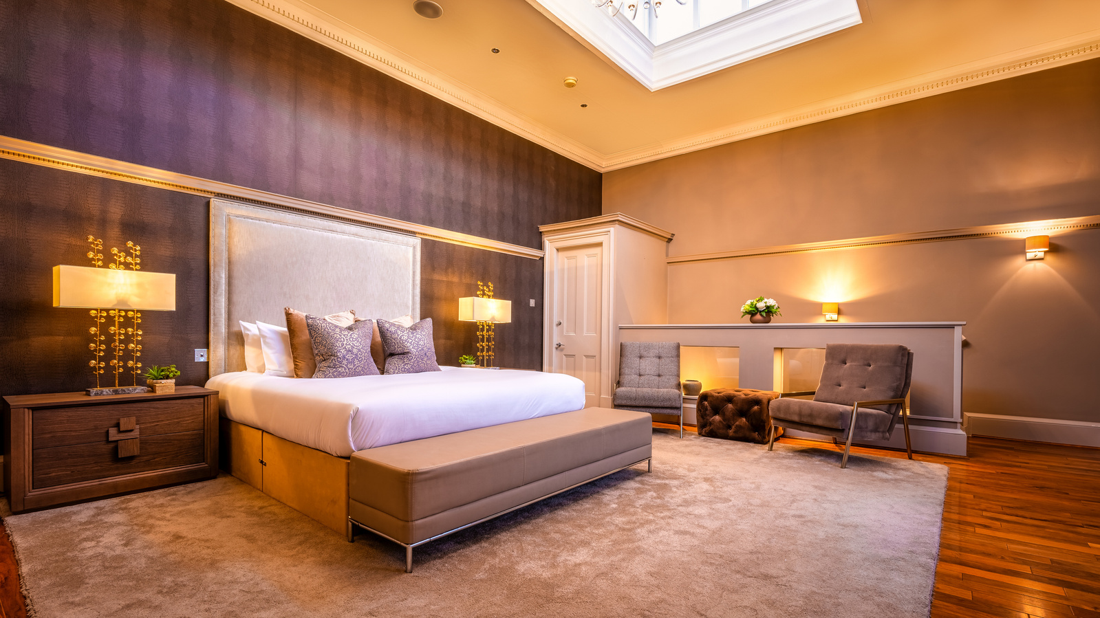 Bedroom for Scotland Interior Property - Photography by Nate Cleary