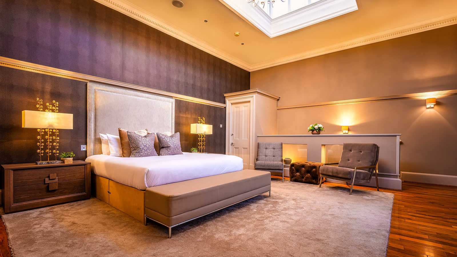 Bedroom for Scotland Interior Property - Photography by Nate Cleary
