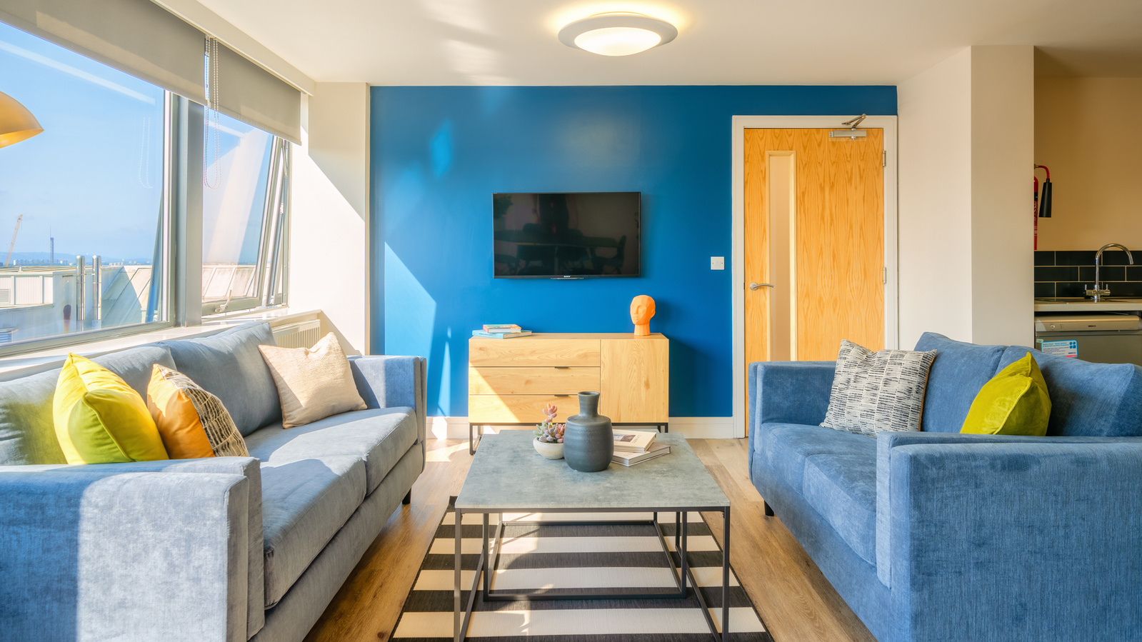 Common Area for Scotland Interior Property Student Housing in Glasgow - Photography by Nate Cleary