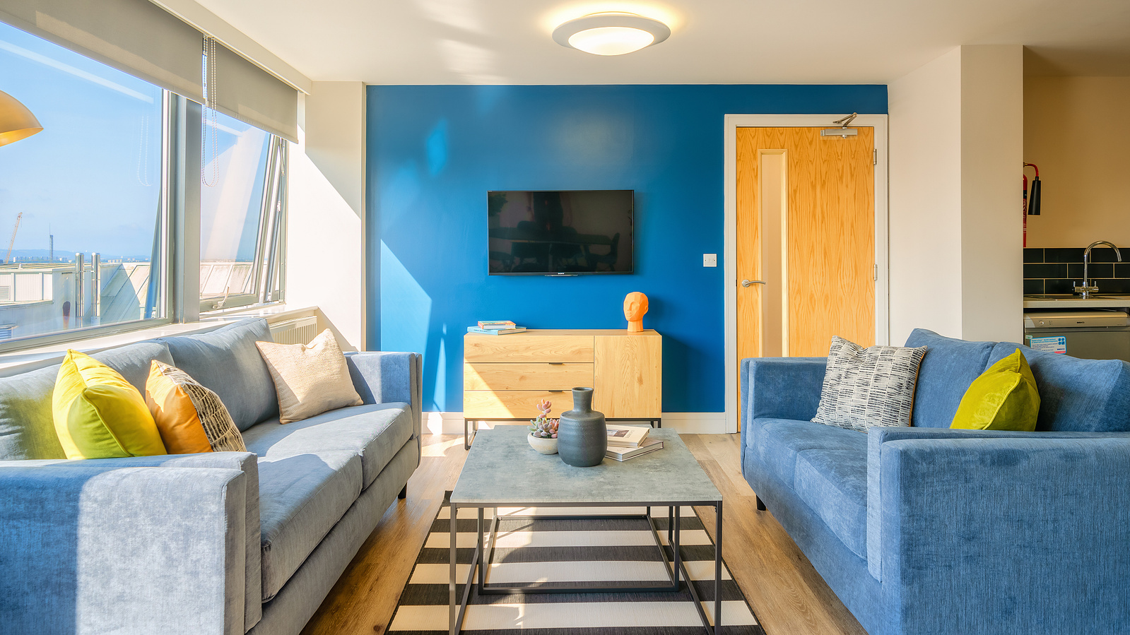 Common Area for Scotland Interior Property Student Housing in Glasgow - Photography by Nate Cleary