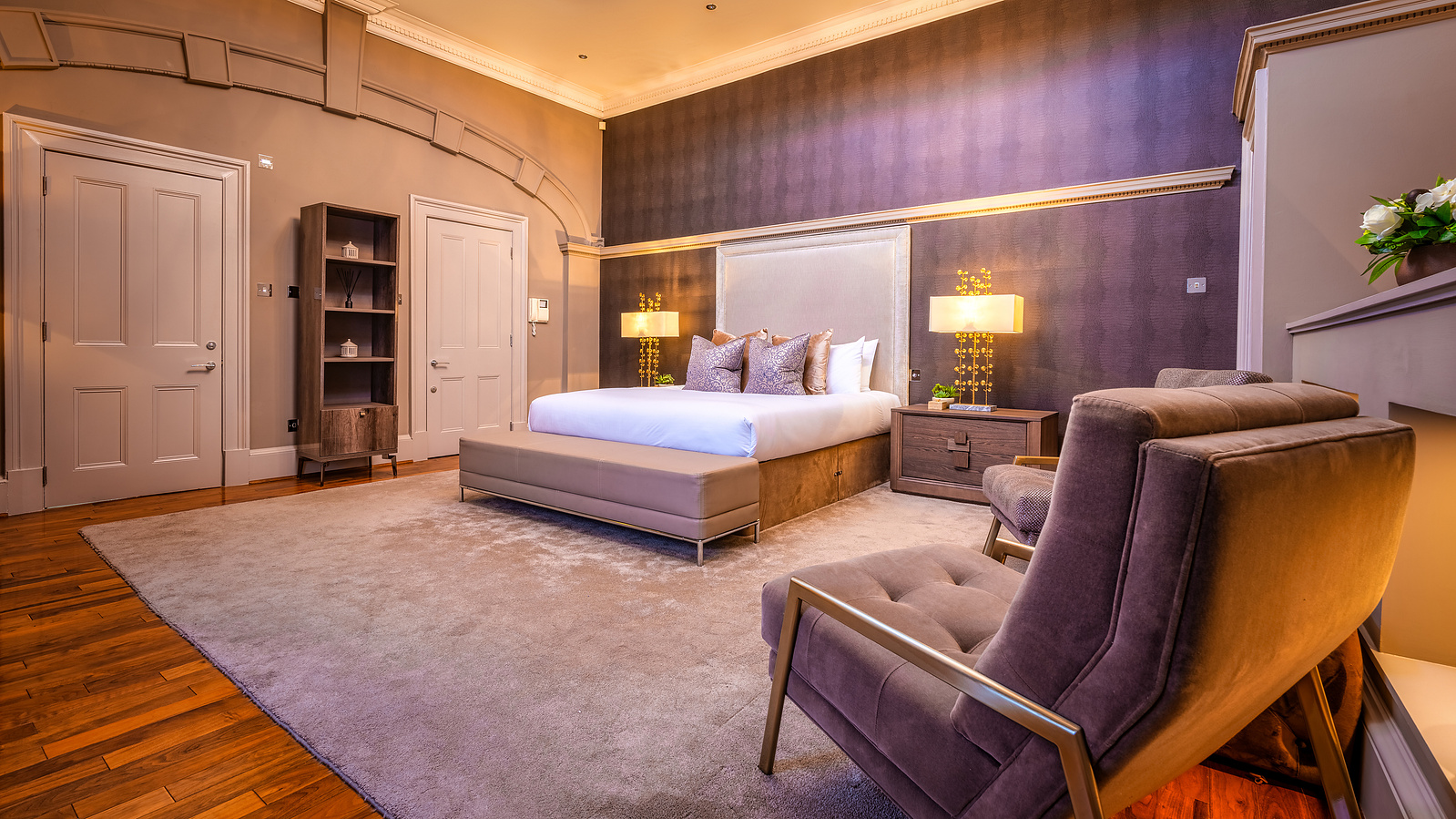 Bedroom for Scotland Interior Property - Photography by Nate Cleary