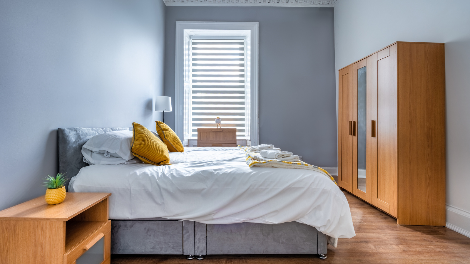 Bedroom for Scotland Interior Property in Glasgow - Photography by Nate Cleary