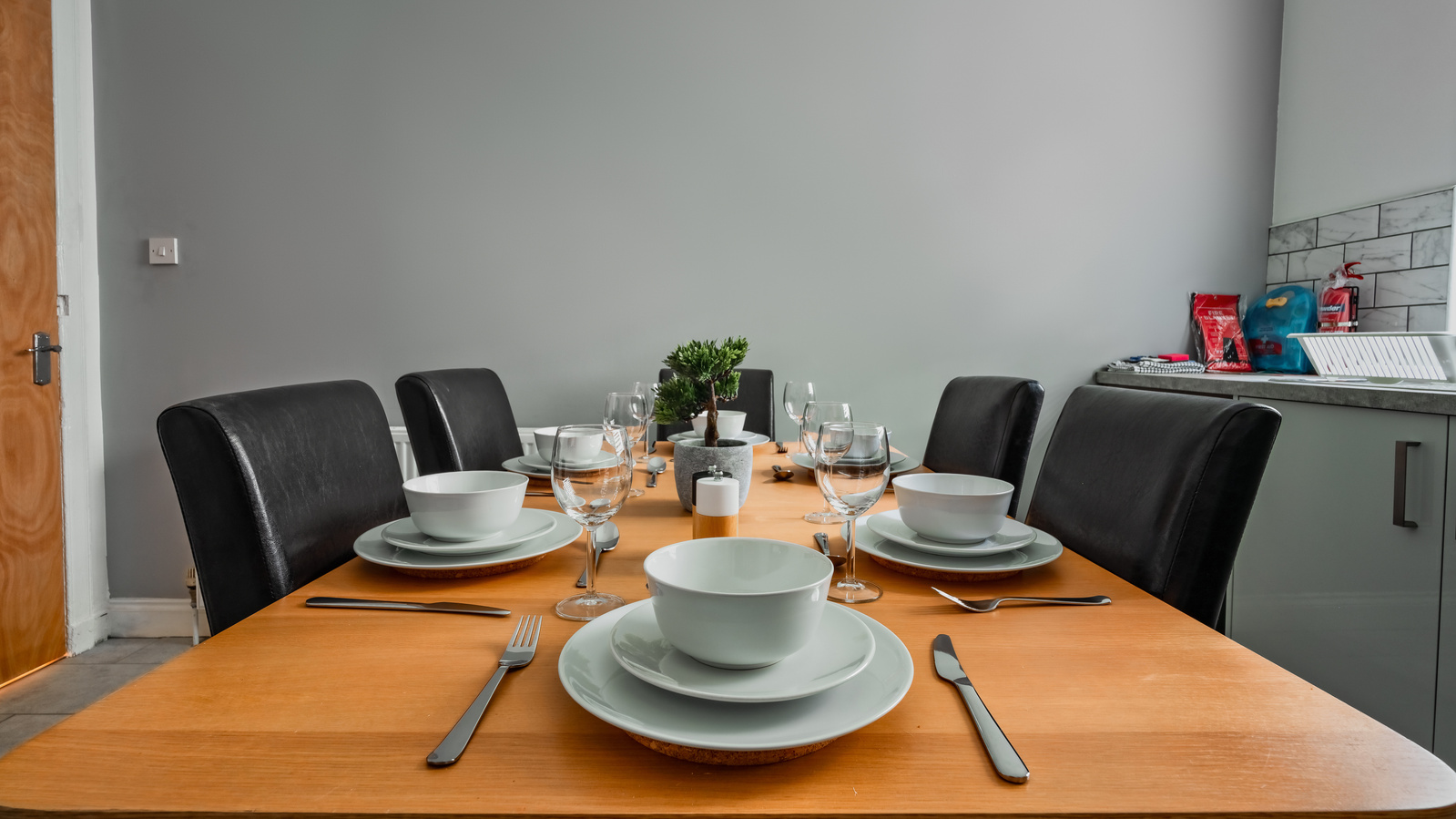 Dining Room Table for Scotland Interior Property in Glasgow - Photography by Nate Cleary