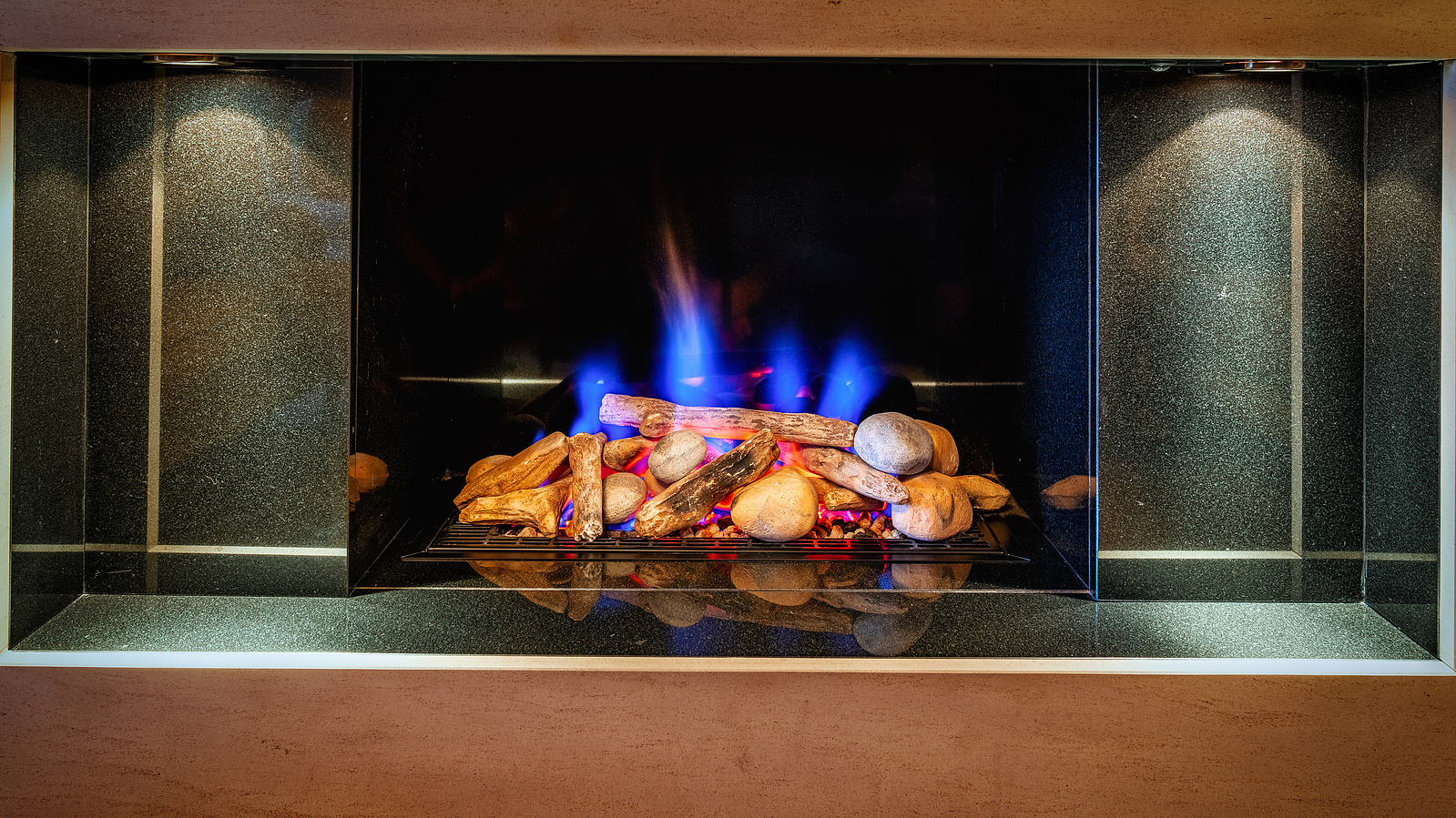 Fireplace for Scotland Interior Property - Photography by Nate Cleary