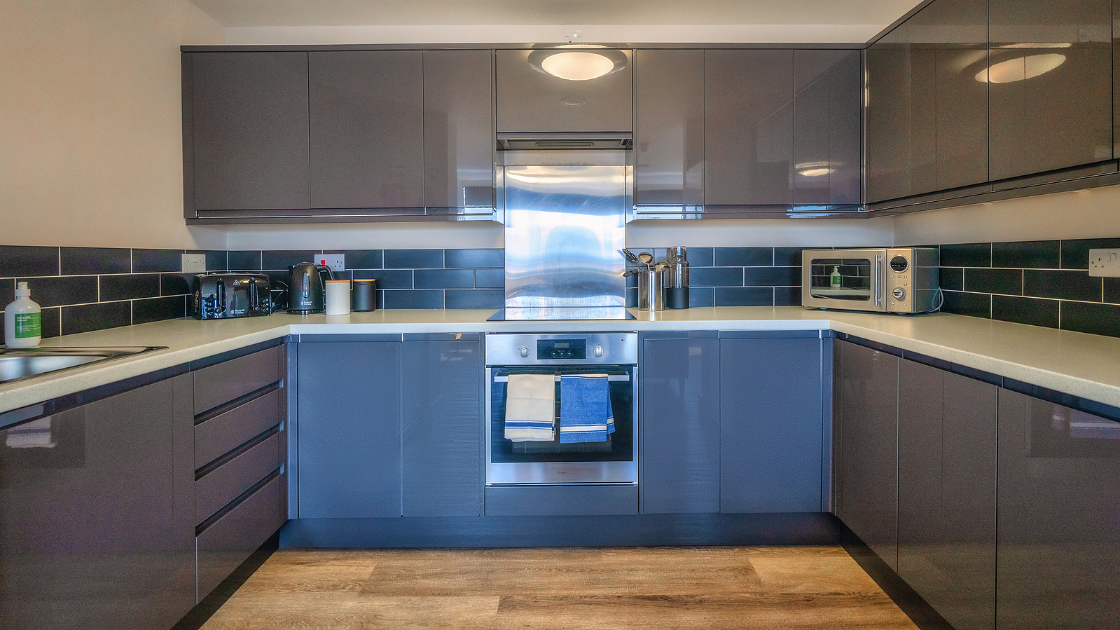 Kitchen for Scotland Interior Property Student Housing in Glasgow - Photography by Nate Cleary