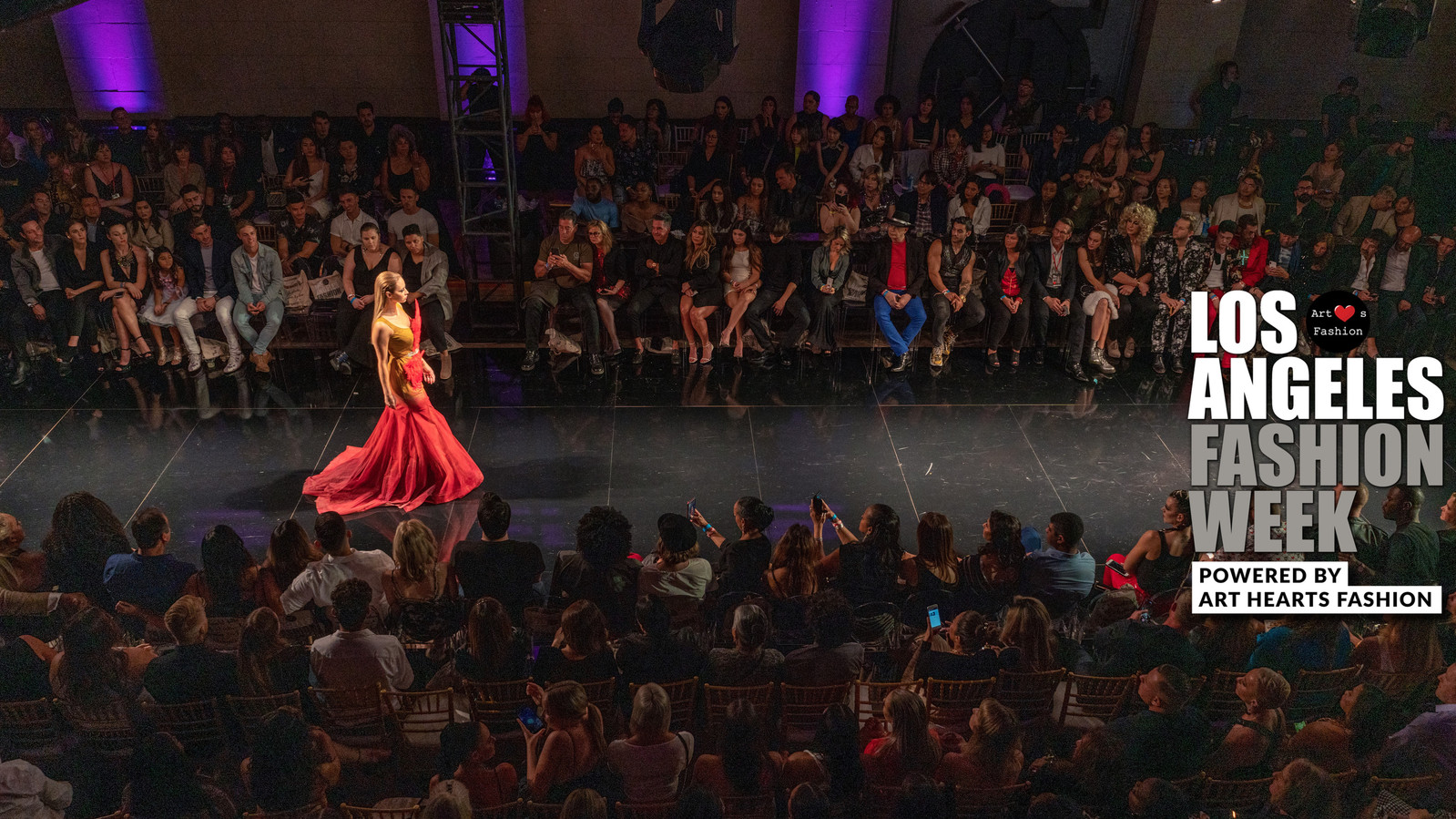 Model walks runway for fashion show- Photography by Nate Cleary