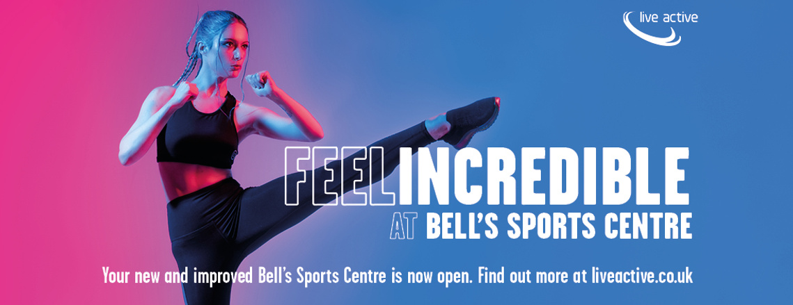 Glasgow Commercial Photographer for Live Active Bell's Sports Centre - Photography by Nate Cleary