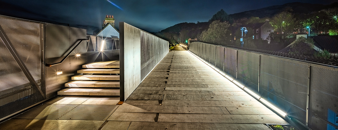 Outdoor lighting of SSUK for Scotland Exterior HDR Property - Photography by Nate Cleary