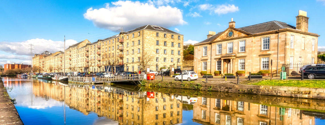 Exterior view with sky for Scotland Interior HDR Property - Photography by Nate Cleary