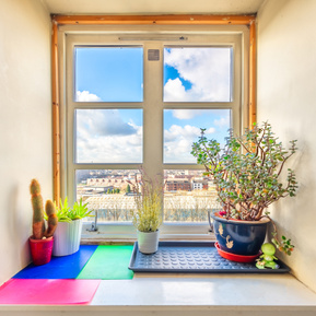 Dining room window view for Scotland Interior HDR Property - Photography by Nate Cleary