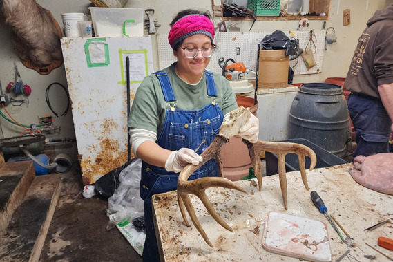 Izel in her happy place