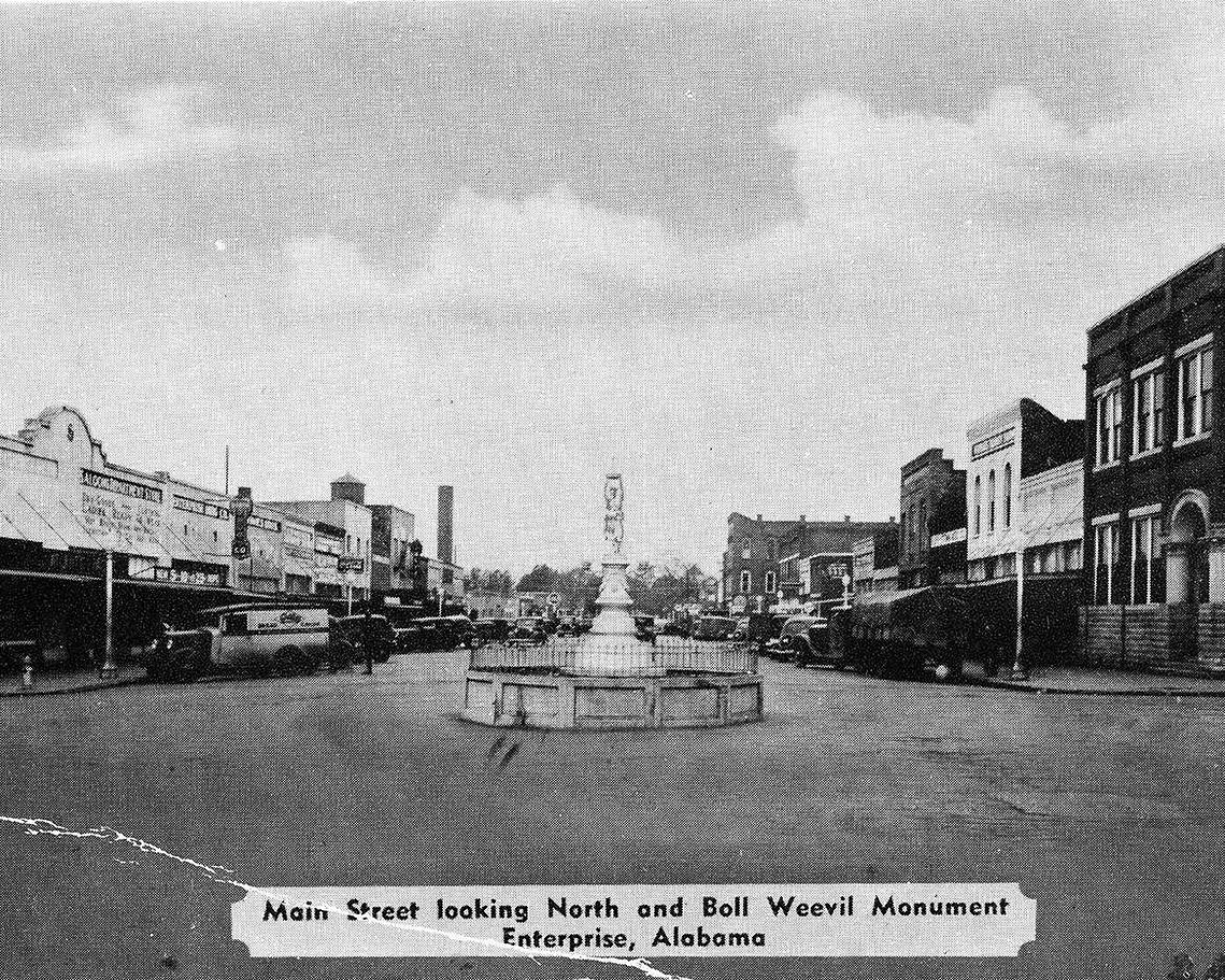 Historic postcard of Enterprise, AL, Pea River Historical Society, Enterprise, AL 