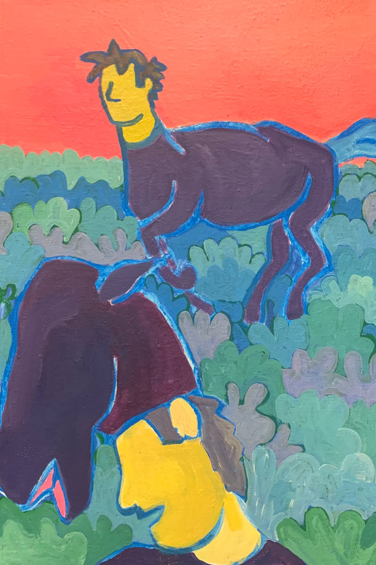 The Imitation Game, Acrylic on Canvas, 2023