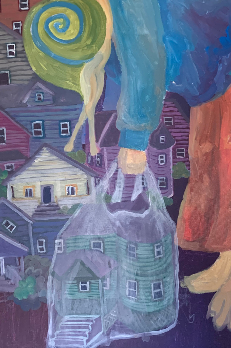 For Rent, Acrylic on Canvas, 2022