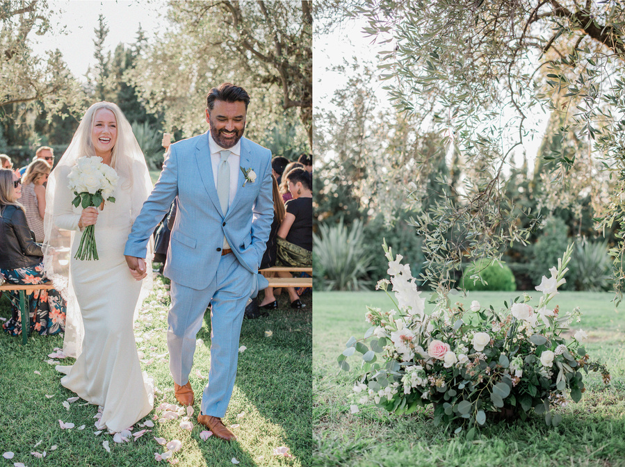 Wedding in Grasse, South of France. The Farm Provence wedding venue in the Cote d'Azur. French Riviera and Provence wedding photographer.